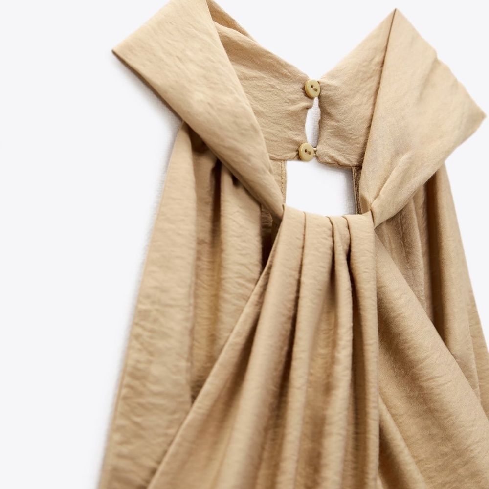 Single 🔥Zara limited edition braided style stylish jumpsuit - Picture 7 of 8